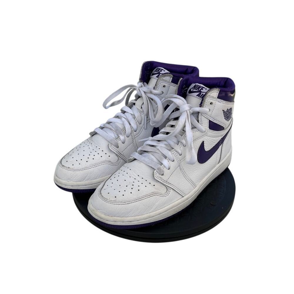 Womens Nike Air Jordan 1 High OG Court Purple Sneakers Shoes CD0461-151 Size 9